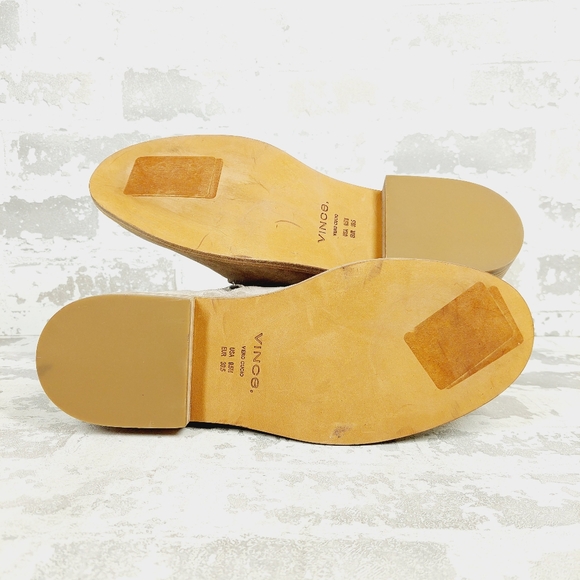 New Vince Cabria Taupe Suede Lace Up Combat Ankle Boots O 277 - Picture 7 of 10